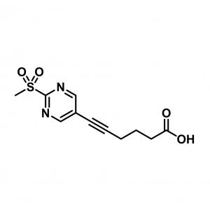 6-(2-(甲基磺酰基)嘧啶-5-基)己-5-炔酸 6-(2-(甲基磺酰基)嘧啶-5-基)己-5-炔酸